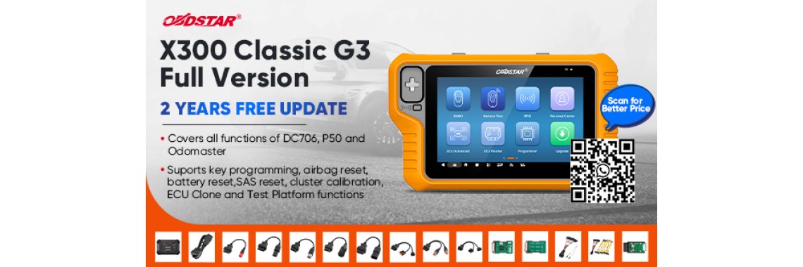 X300 classic G3 obdstar 